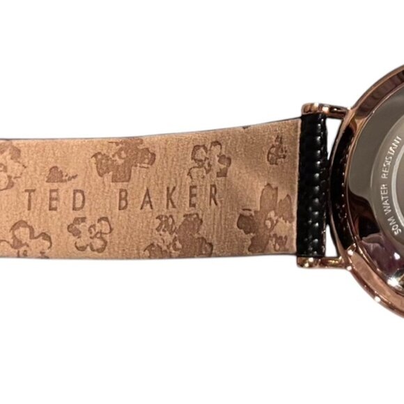 Ted Baker Women’s Phylipa Iconic Watch Black/Rosegold - Picture 7 of 12